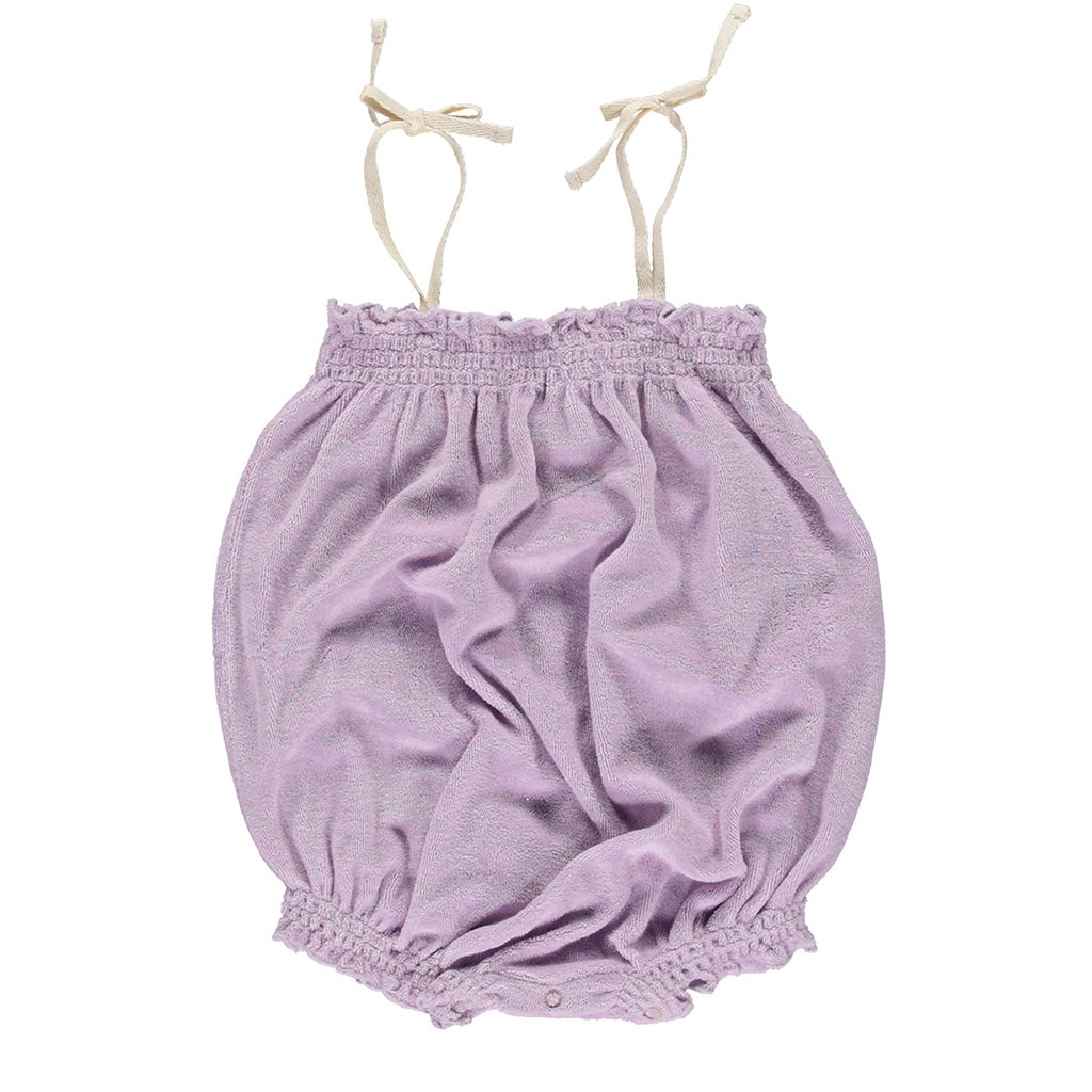 Romper Terry Smocked Lavender – Across the Street