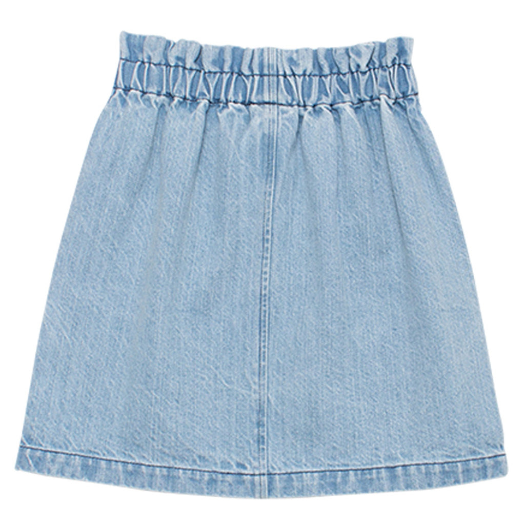 Skirt Snap Pale Bleached Denim