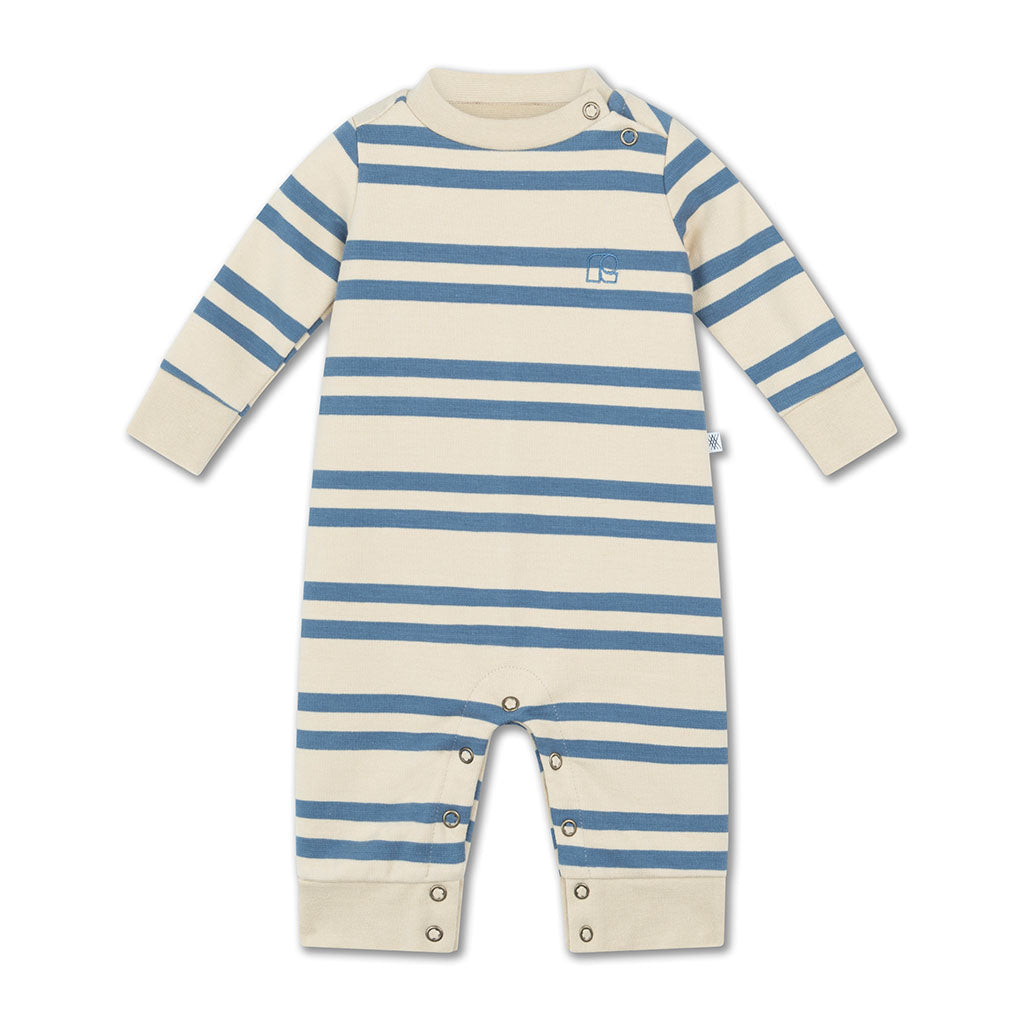 Onesuit Baby Shadow Blue Sand Stripe