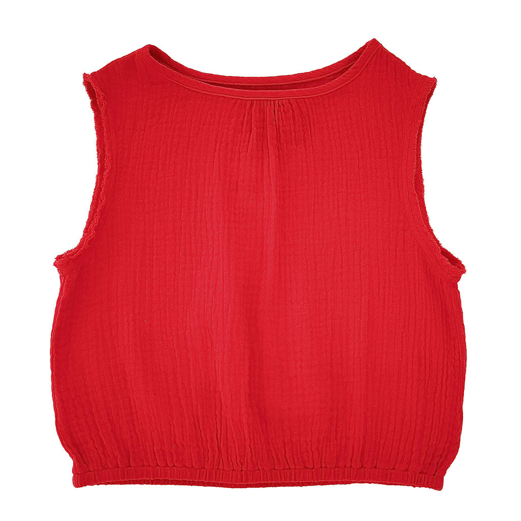 Top Muslin Red