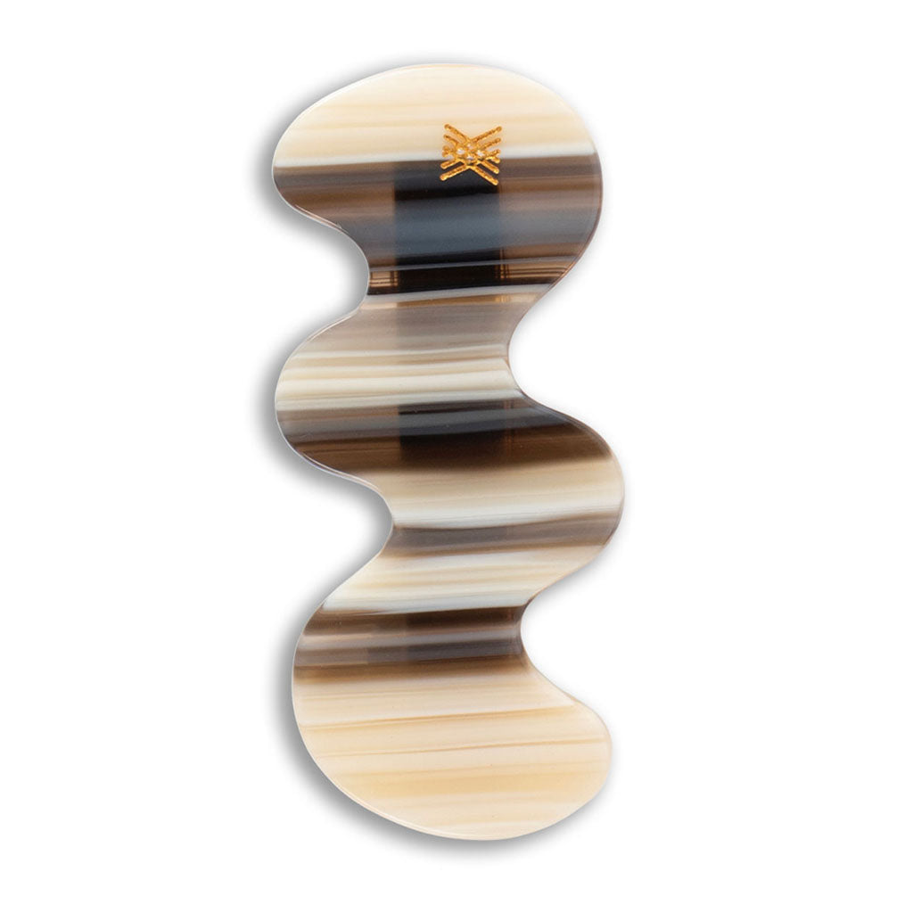 Hair Clip Wavy Crème Brûlée