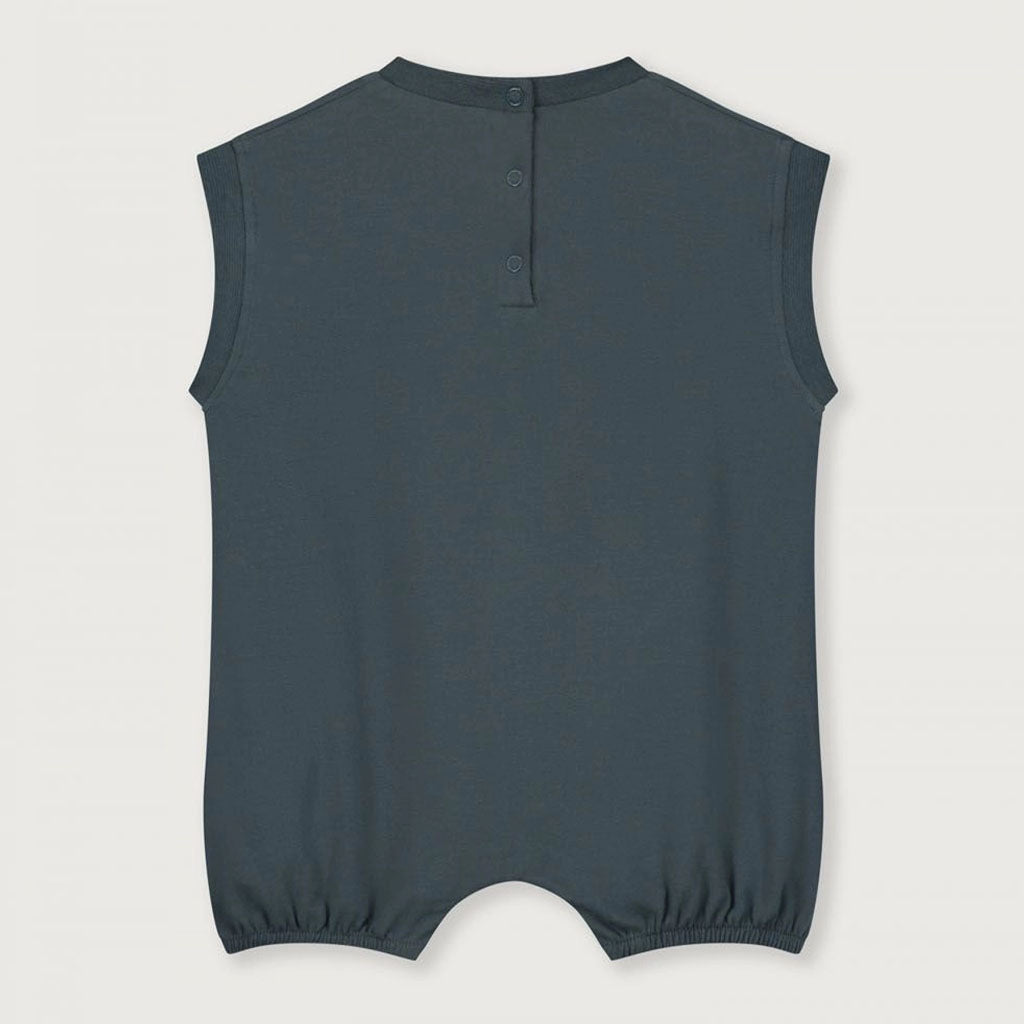 Suit Pintuck Baby Blue Grey