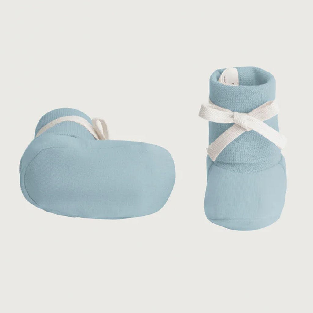 Booties Ribbed Sky