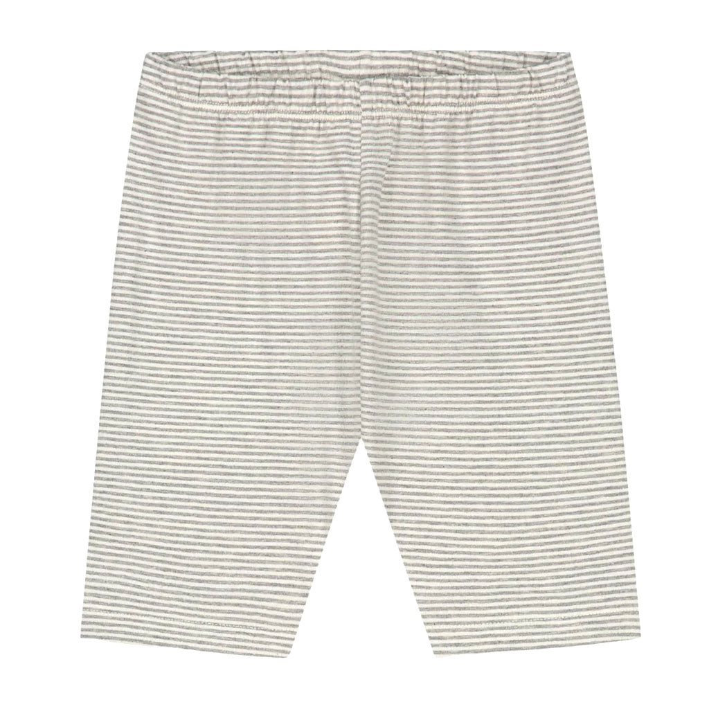 Leggings Biker Short Grey Melange Cream