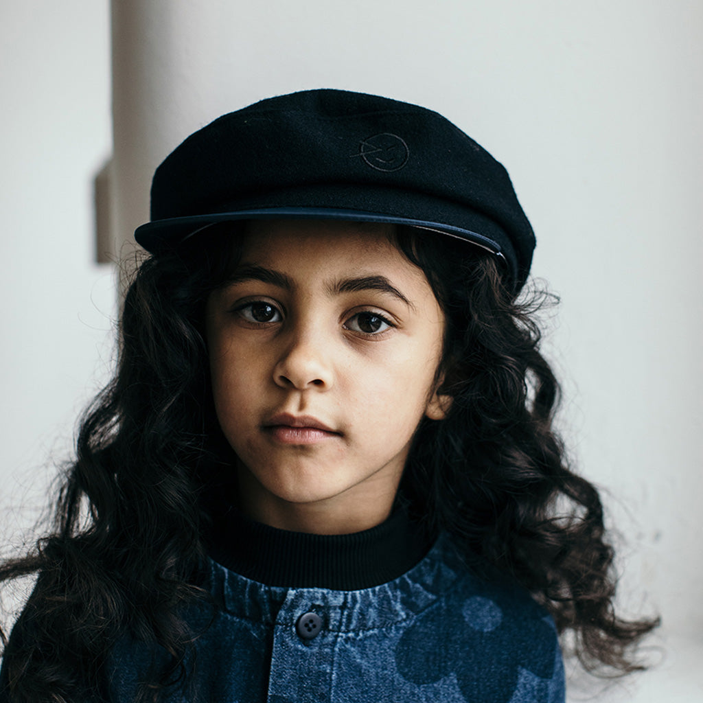 Cap Student Navy Melton