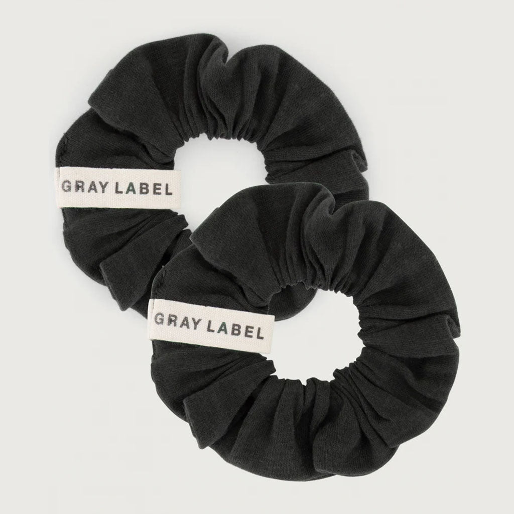 Scrunchie Nearly Black 2-PACK