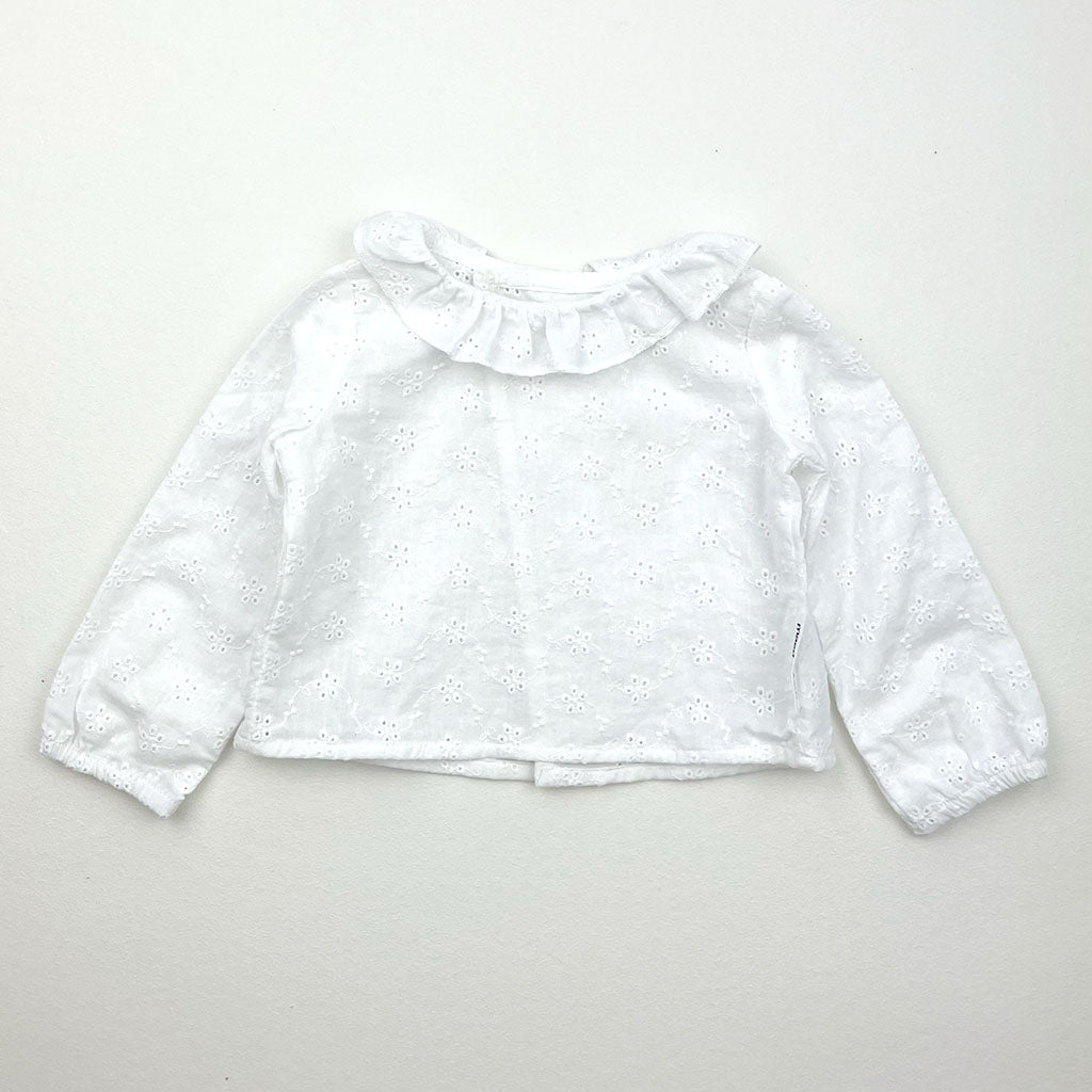 Blouse Baby White Whale