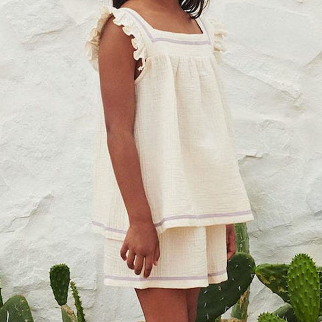 Pyjama Peppa White Lavender Woman