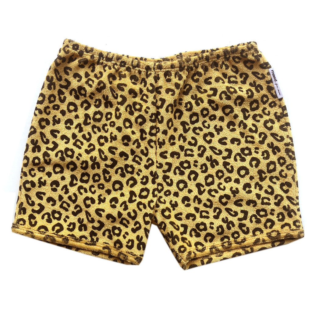 Shorts Yellow Leopard