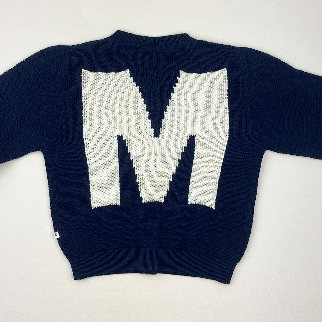 Cardigan Knitted Dark Blue