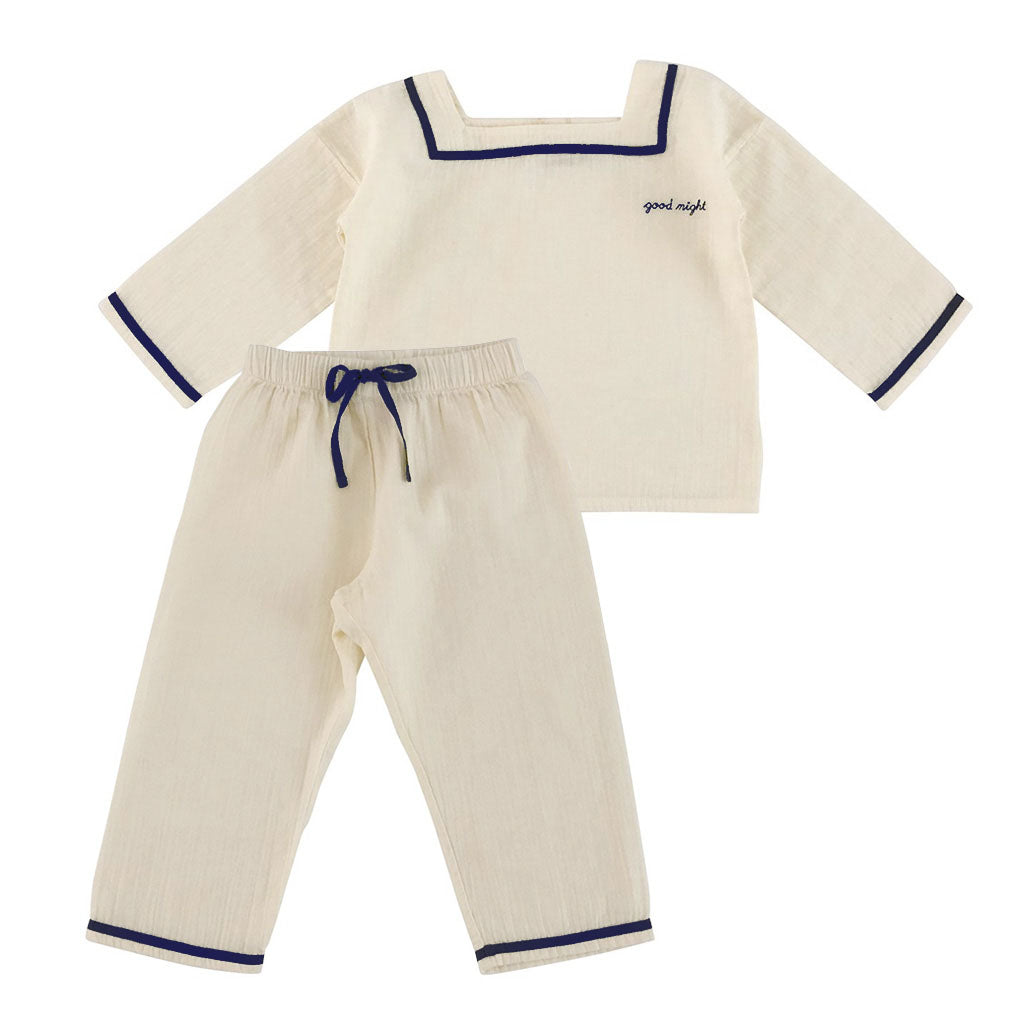 PJ Pepijn Boys Milk Blue