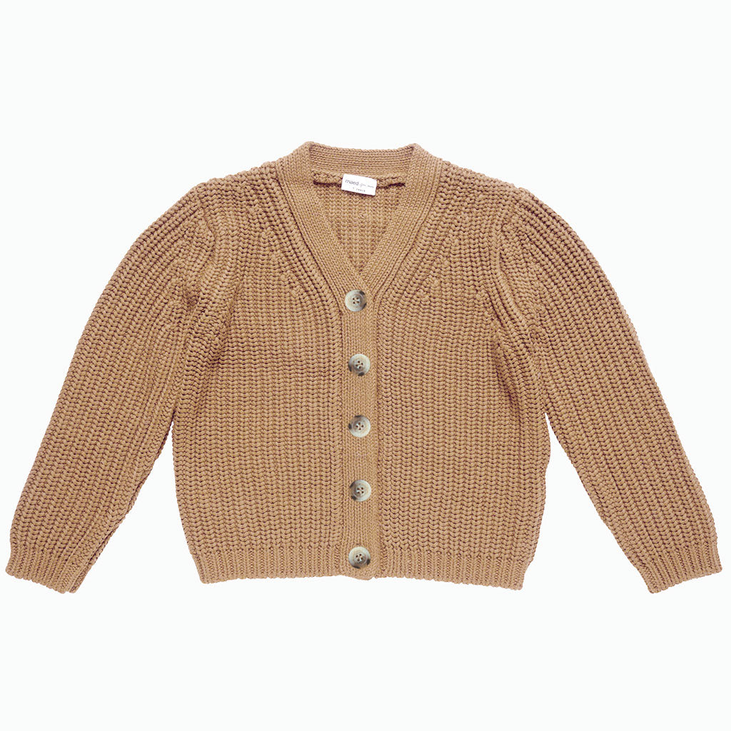 Cardigan Knitted Camel