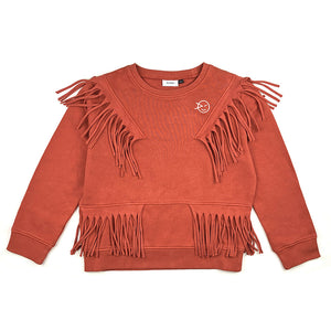 Sweater Tassle Soft Brick