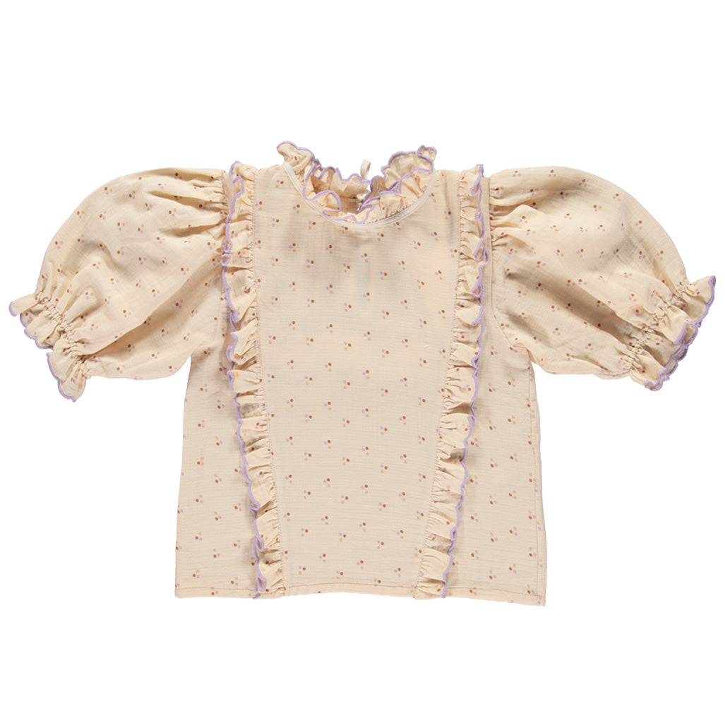 Blouse Stella Pearled Ivory Woman