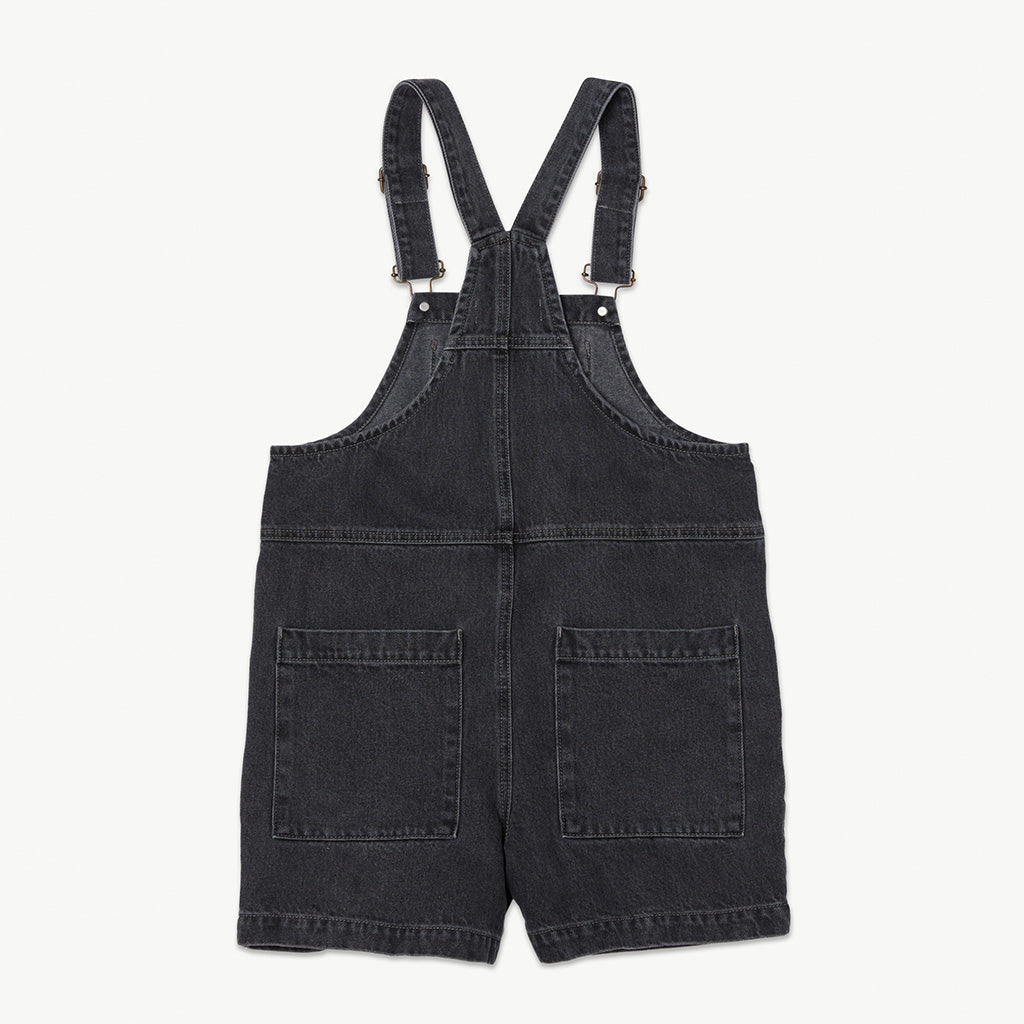 Dungaree Short Washed Black