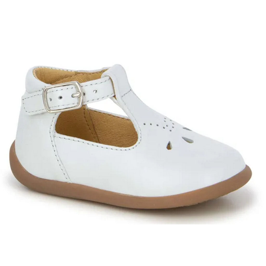 Shoe Stand-up Salmone Blanc