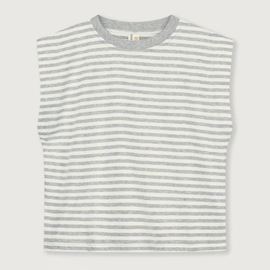 Tee Muscle Grey Melange Off White