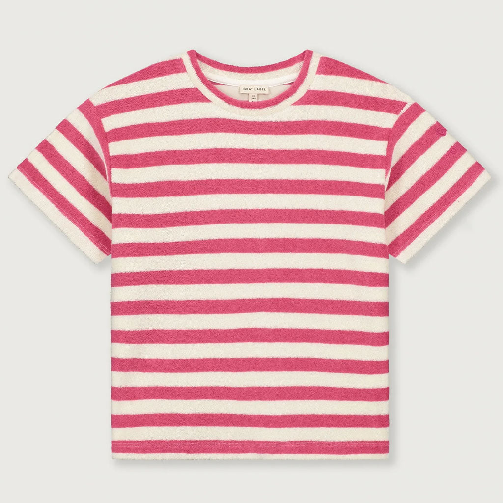 Tee Oversized Pop Terry Cherry Cream