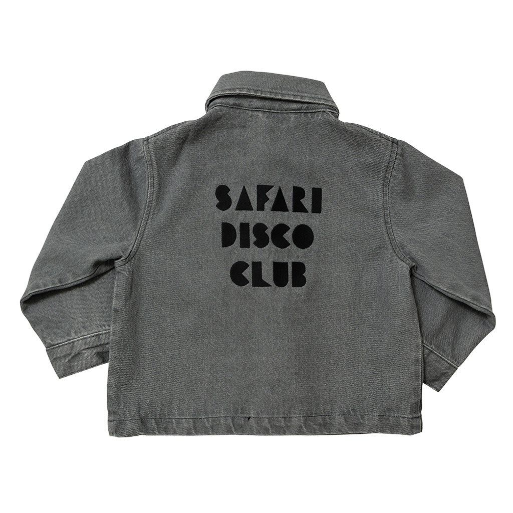 Jacket Disco Black Bleached Denim