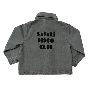 Jacket Disco Black Bleached Denim