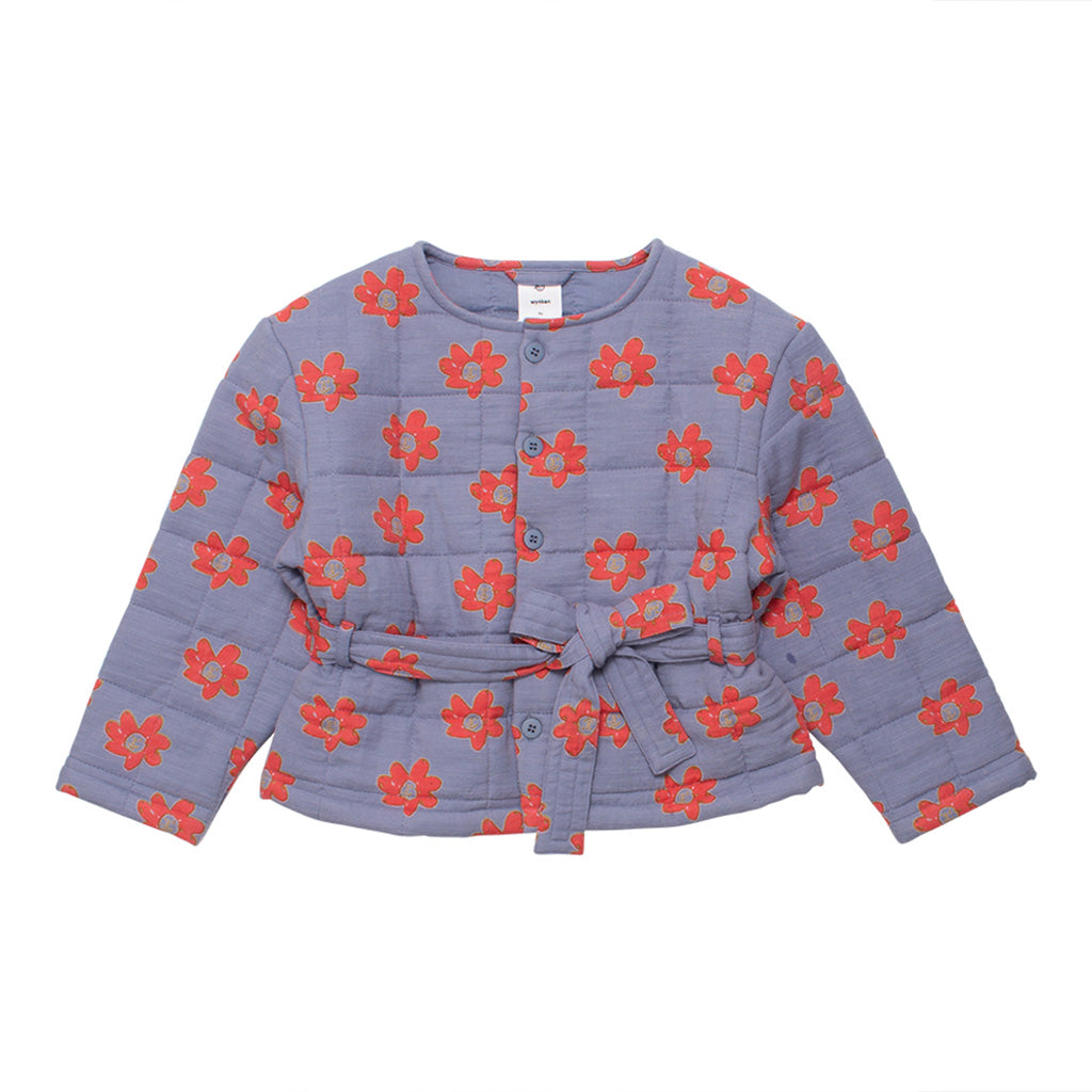 Jacket Quilt Fun Flower Stormy Blue