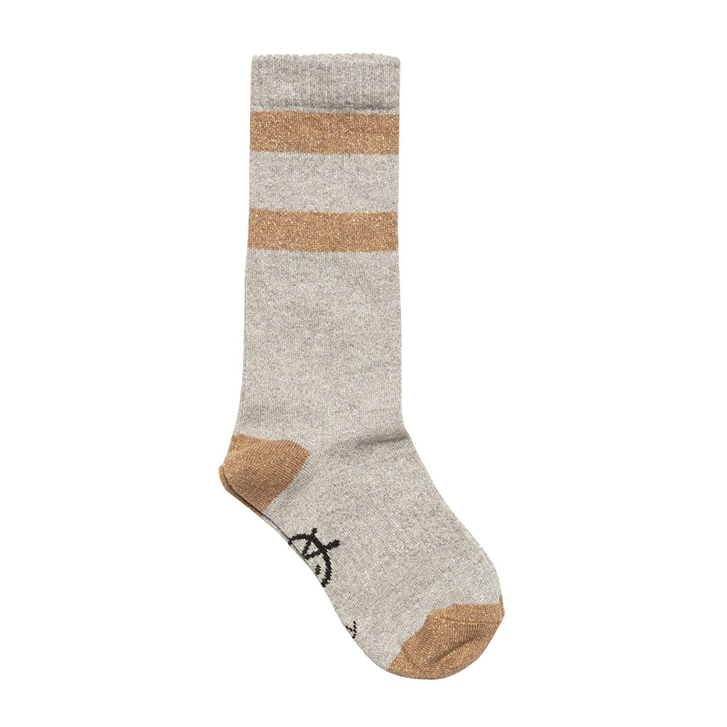 Sock Sport Sparkle Silver Gold