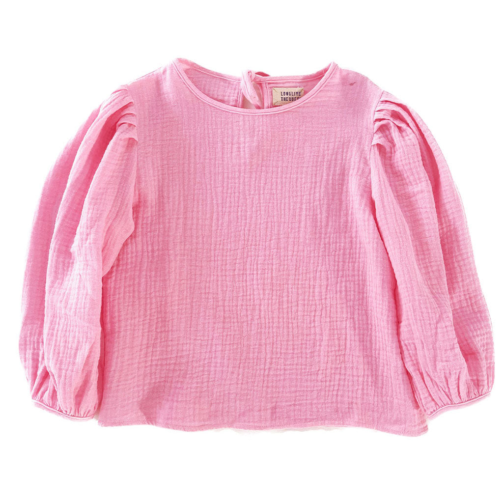 Blouse Puffed Bubblegum
