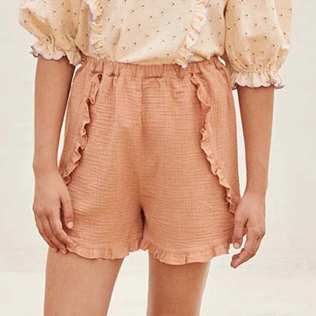Shorts Bella Apricot Cream Woman