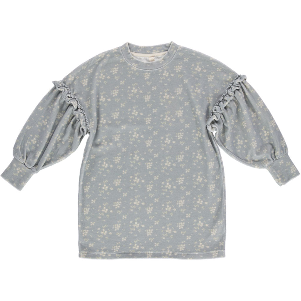 Dress Lona Flower Grey