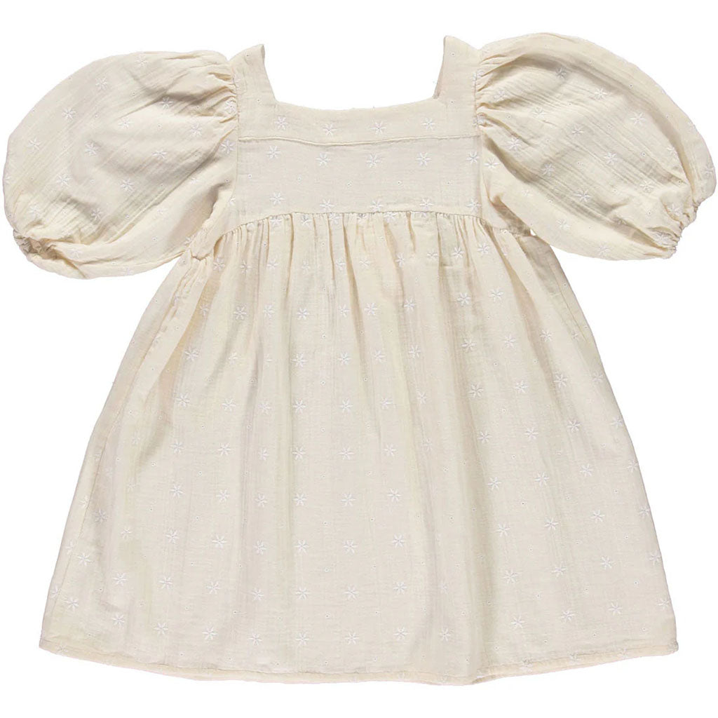 Dress Marlene Ecru Flowers