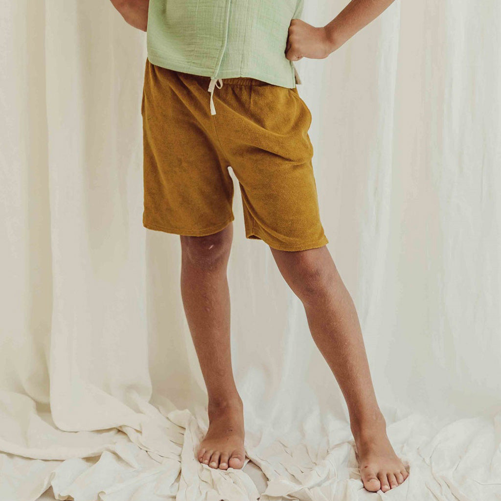 Short Kiran Terry Indigo Blue