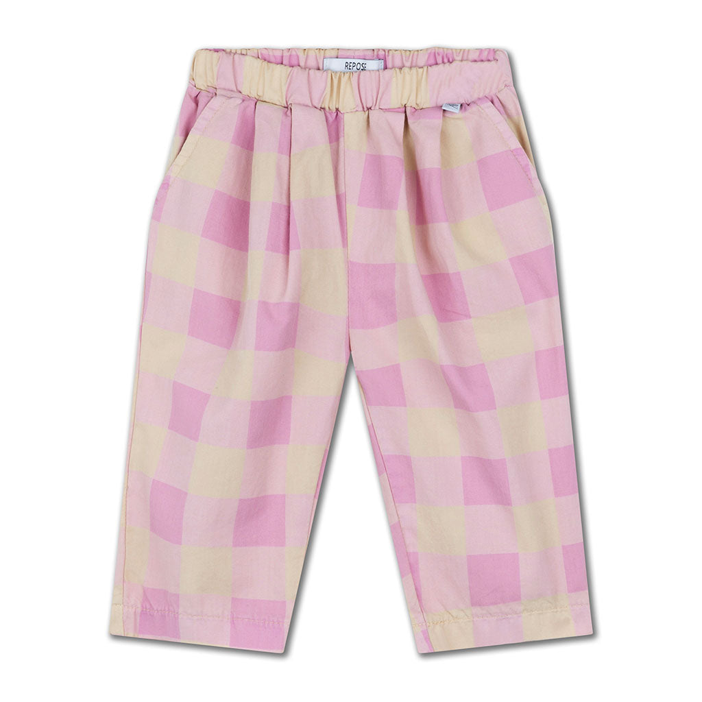 Pants Woven Baby Sand Pink BB Check