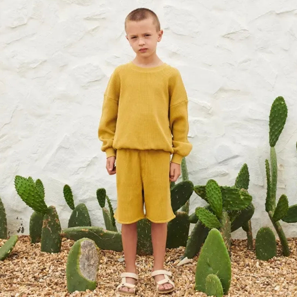 Sweatshirt Waffle Olivenite