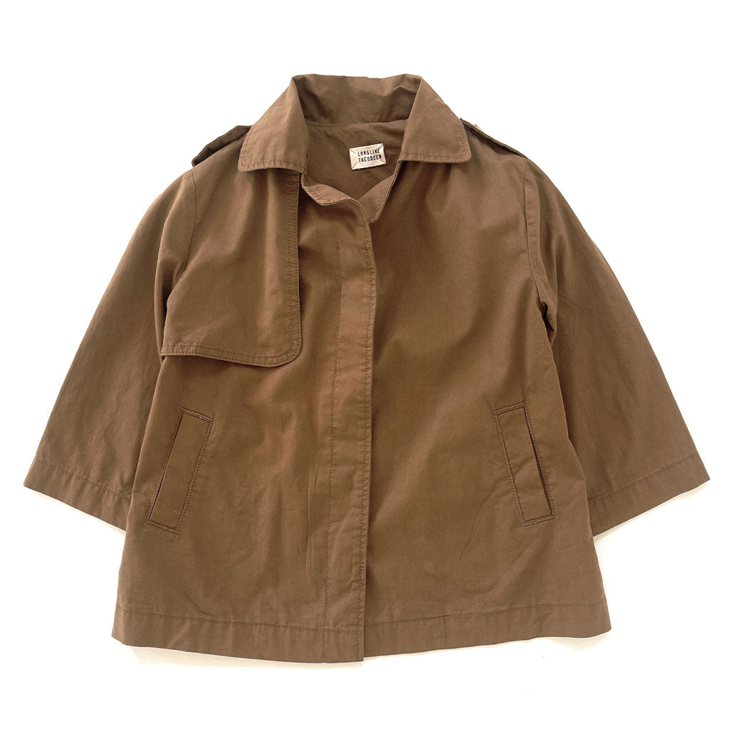 Coat Canvas Dark Sand