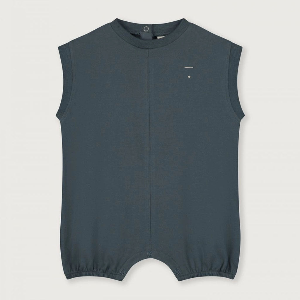 Suit Pintuck Baby Blue Grey