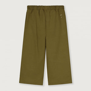 Trousers Straight Leg Olive Green