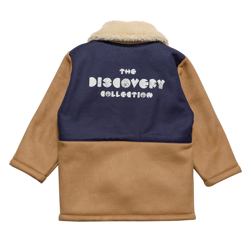Coat Discovery Fur Sand Discovery Blue