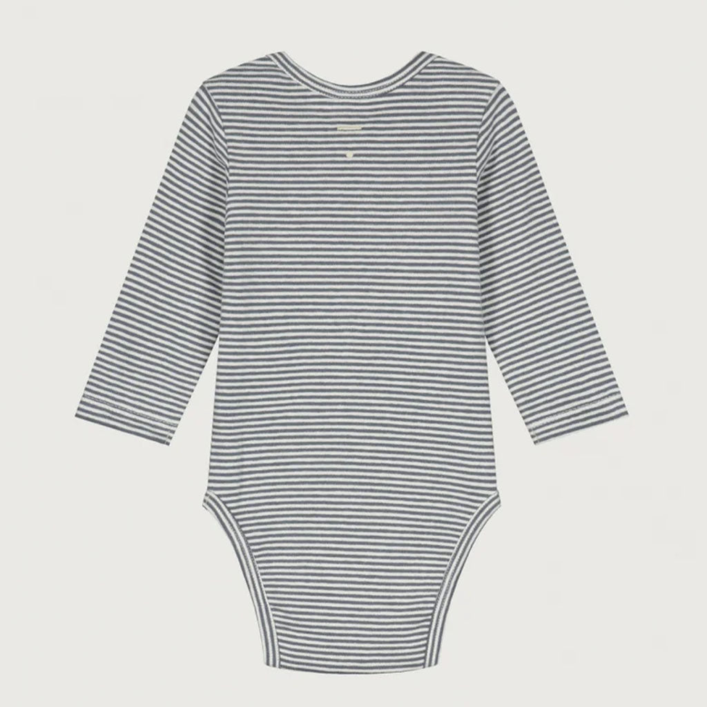 Onesie Longsleeve Blue Grey Cream