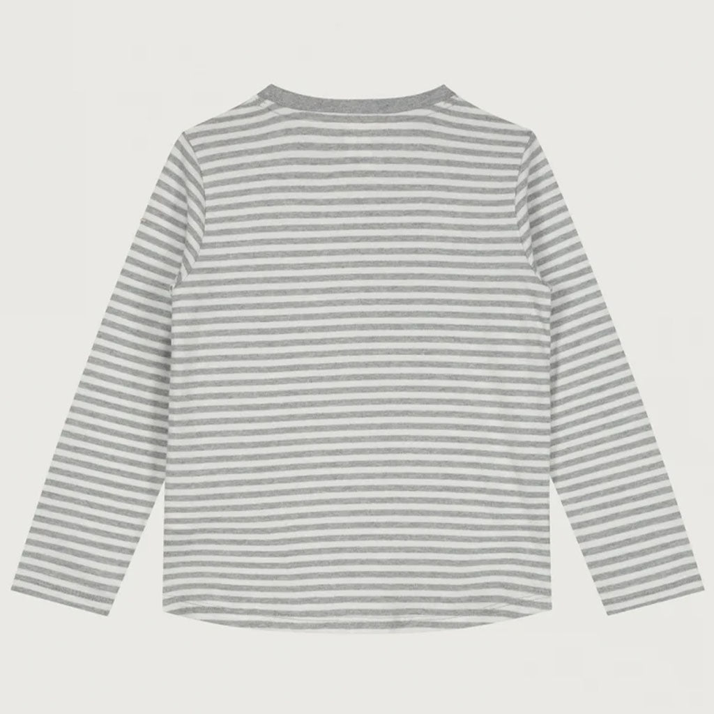 Longsleeve Grey Melange Off White