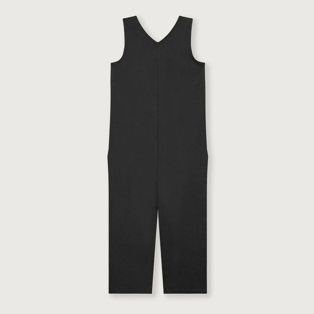 Suit Sleeveless V-neck Nearly Black