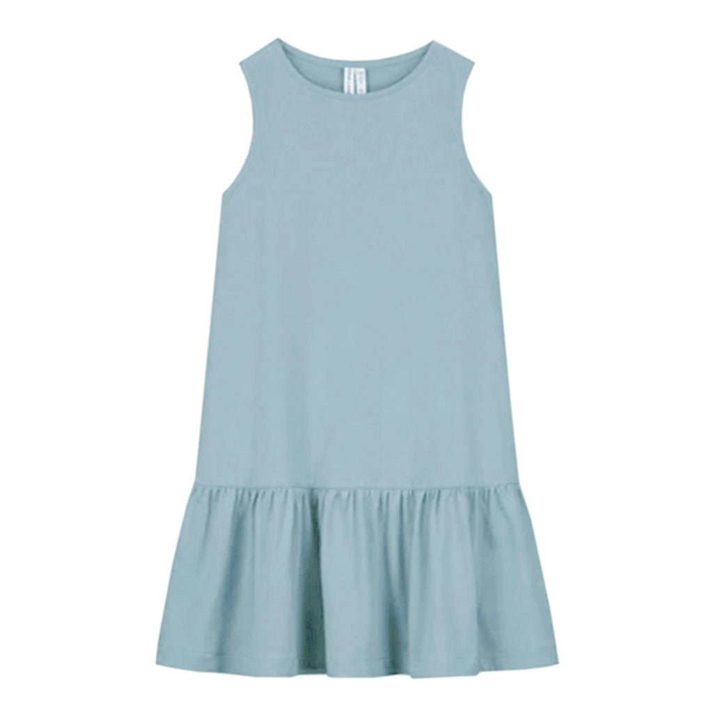 Dress Frill Sleeveless Sky