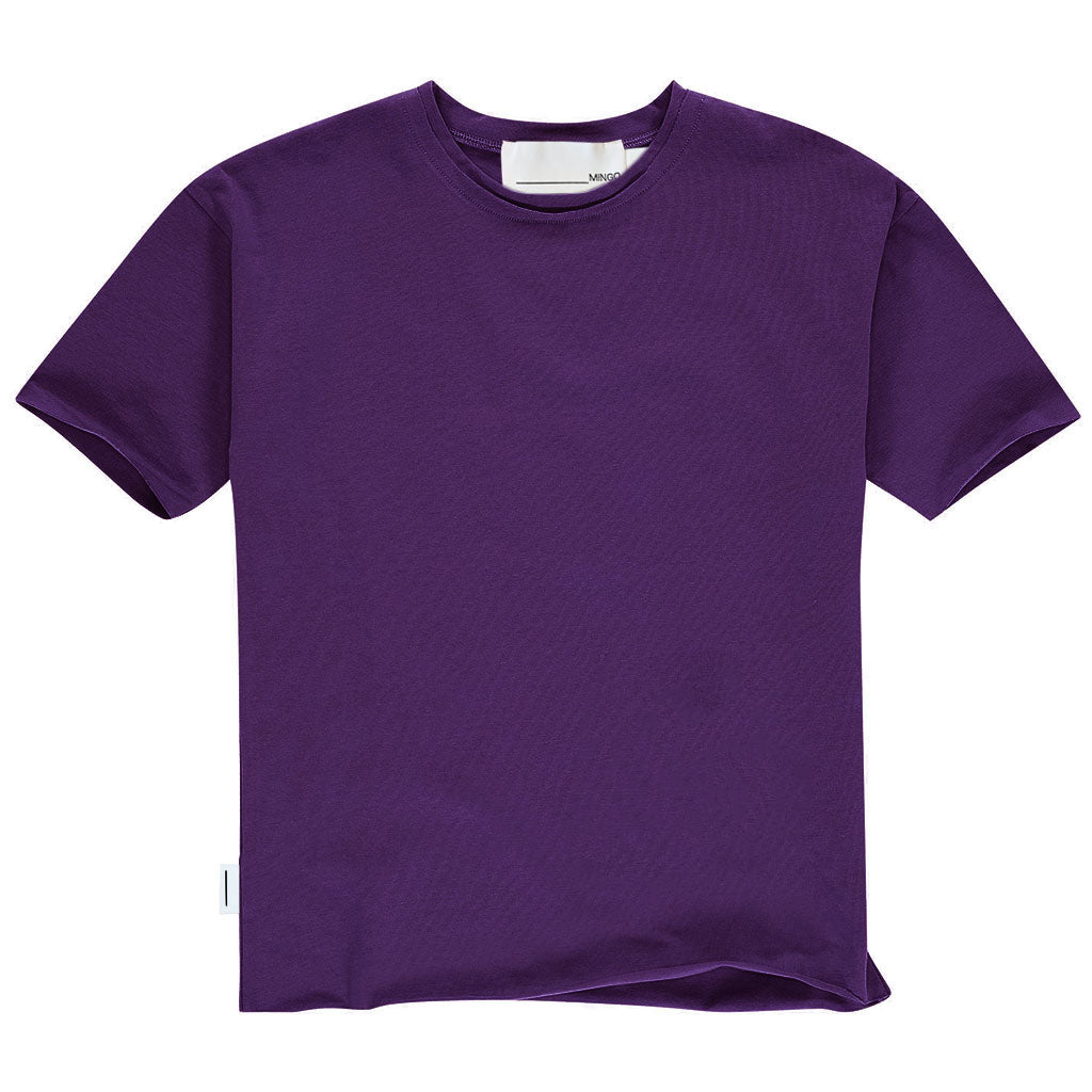 Oversized T-shirt Eggplant CC