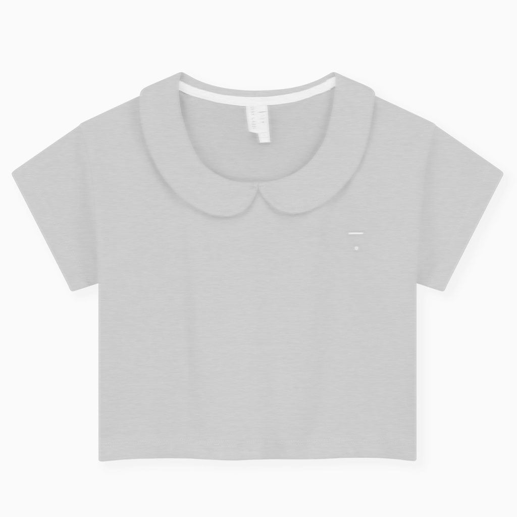 Tee Collar Grey Melange