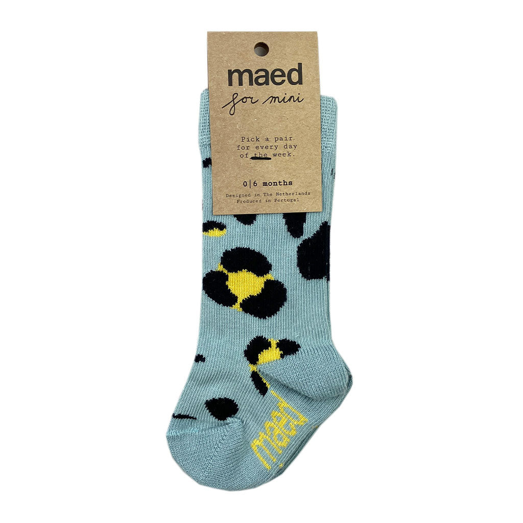 Socks Leopard Ice Blue