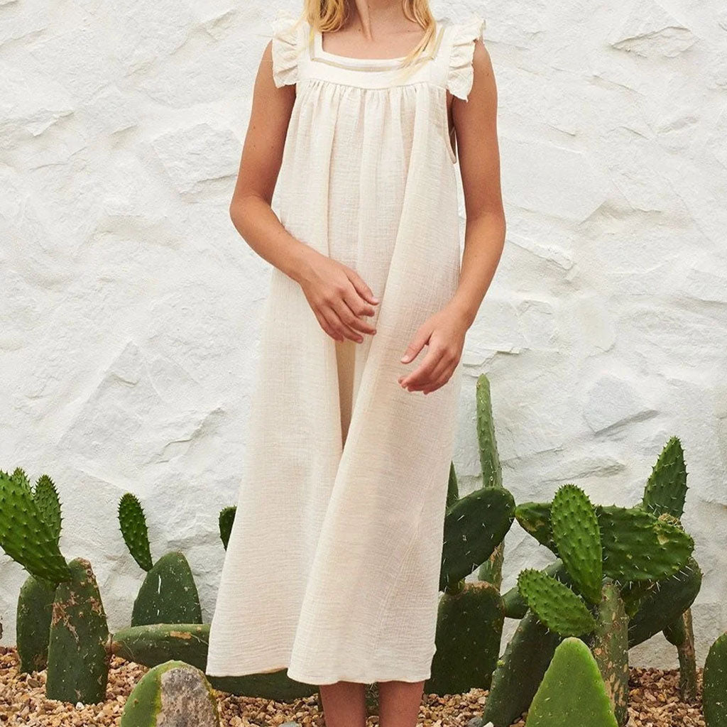 Nightdress Milk Ecru Woman