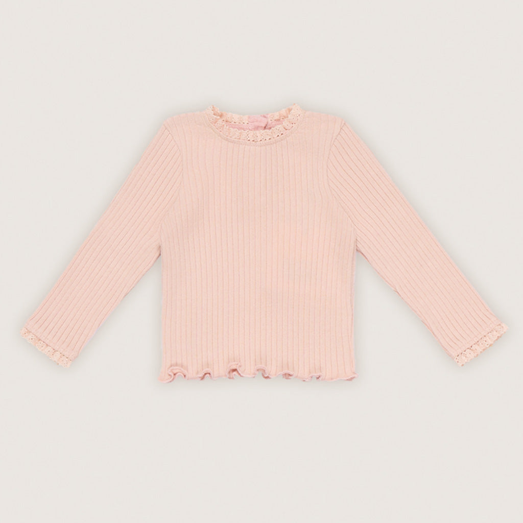 Tee Baby Betsy Lace Rose Dust