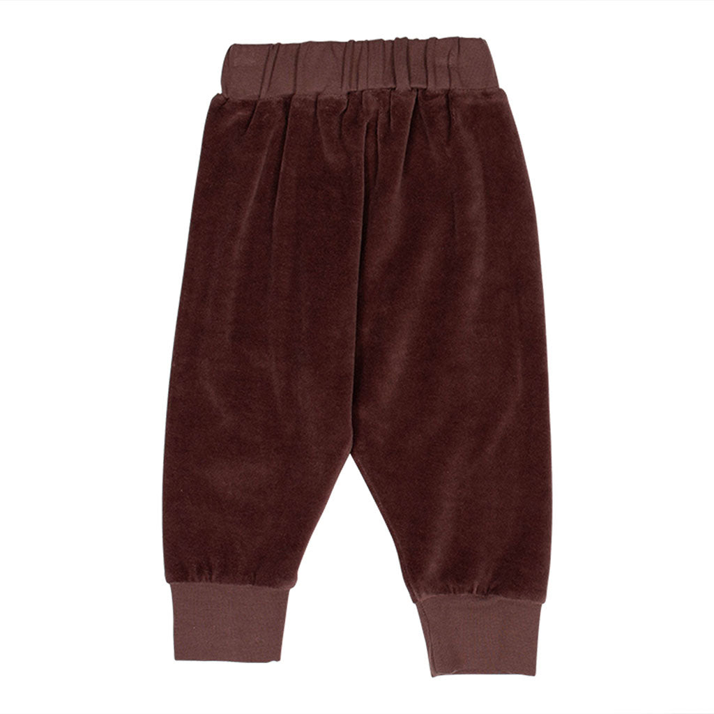 Pant Mini Velour Cloud Choc