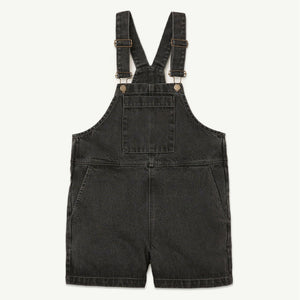 Dungaree Short Washed Black