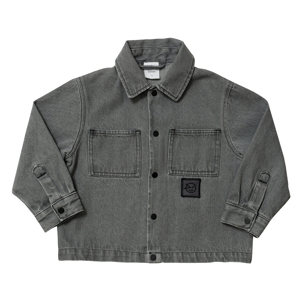 Jacket Disco Black Bleached Denim