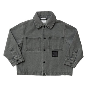 Jacket Disco Black Bleached Denim
